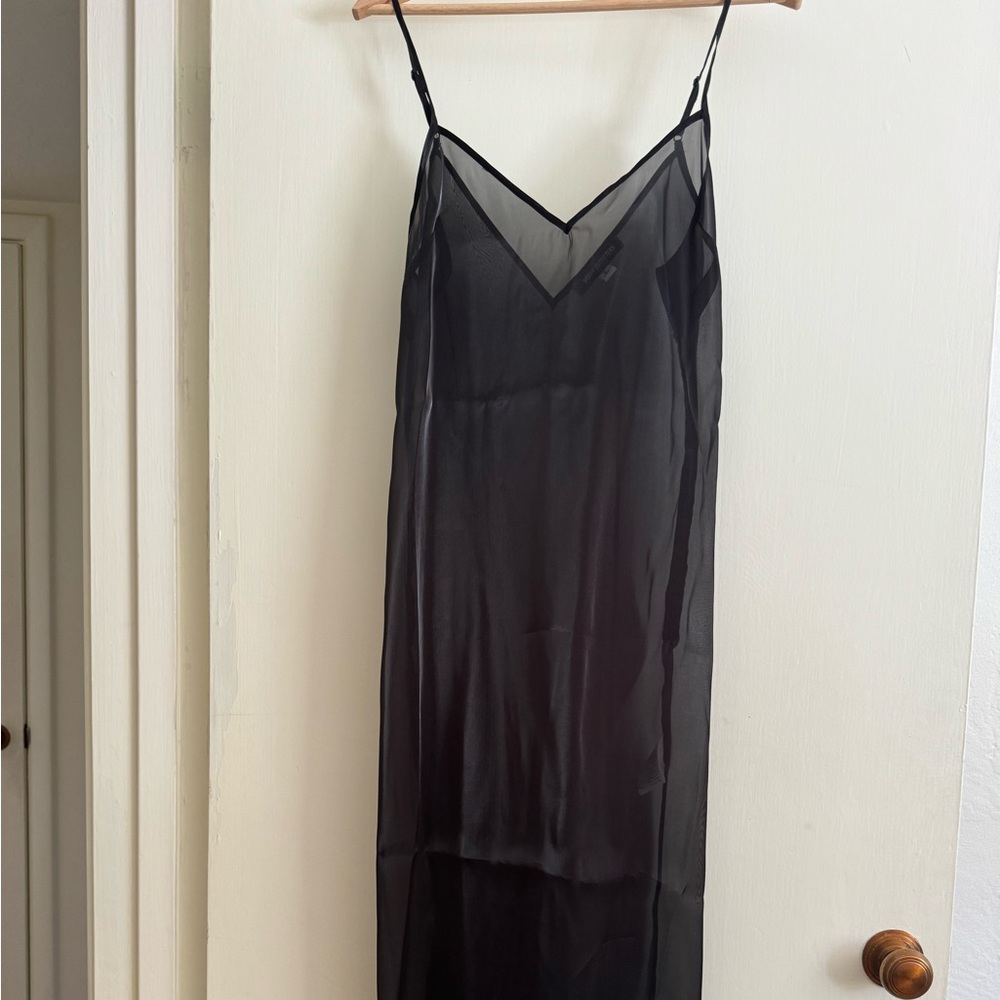 NWOT Iridescent Sheer Slip Dress